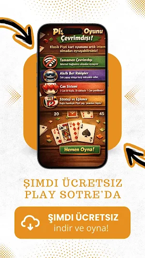 İnternetsiz Pişti Pro Screenshot 2