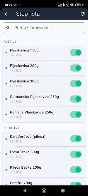 BizCore Restoran Manager Screenshot 2