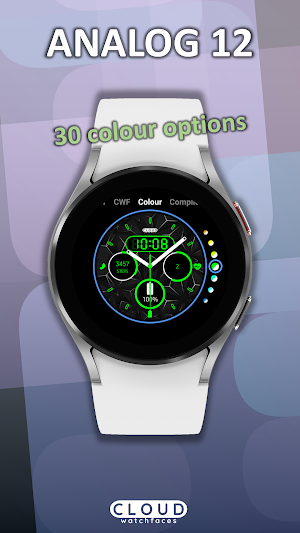 Analog 12 watch face Screenshot 1