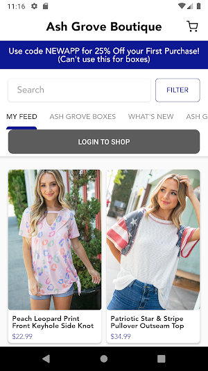Ash Grove Boutique Screenshot 1