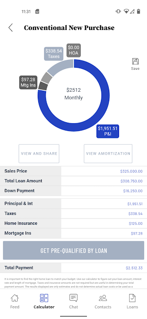 ONE Presidential Mortgage Screenshot 3