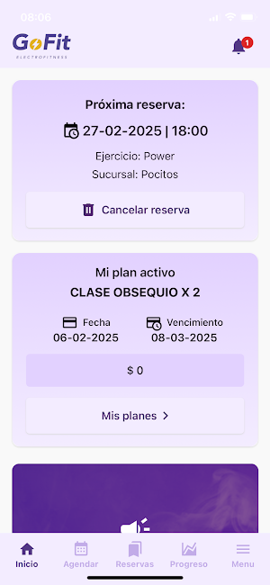 GoFit Electrofitness Screenshot 1