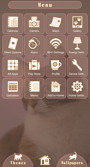 Tranquil Feline Vibes Theme Screenshot 1