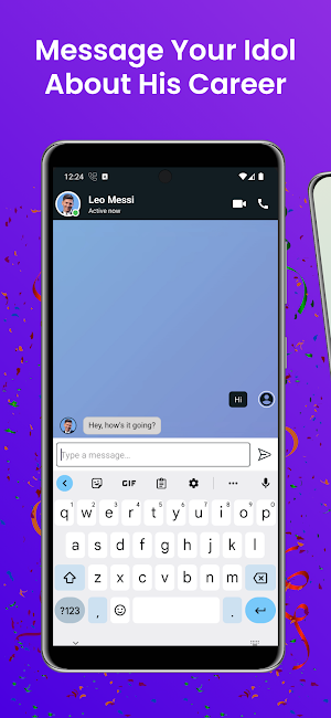 Lionel Messi Fake Video Call Screenshot 1