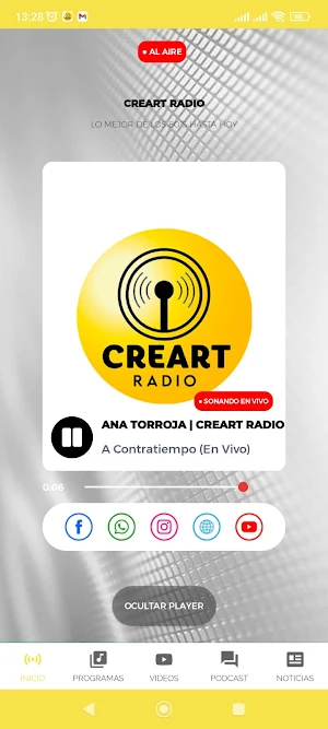Creart Radio Screenshot 2