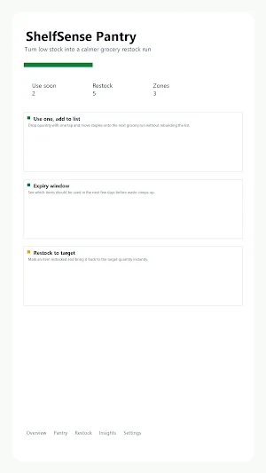 ShelfSense Pantry Screenshot 1
