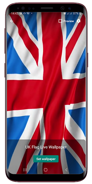 UK Flag Live Wallpaper Screenshot 1