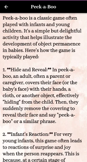object permanence Screenshot 1