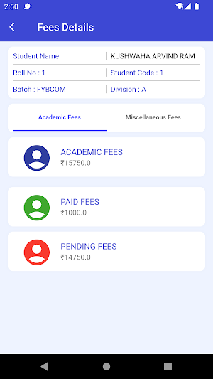 EdusoftERP Degree College Screenshot 3