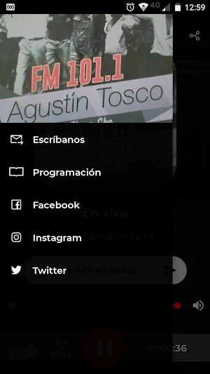 Fm 101.1 Agustin Tosco Screenshot 1