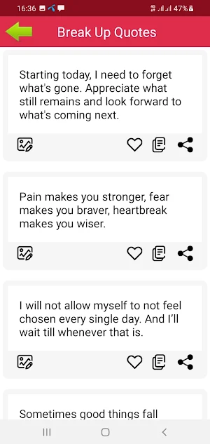 Heart Touching Quotes Screenshot 1