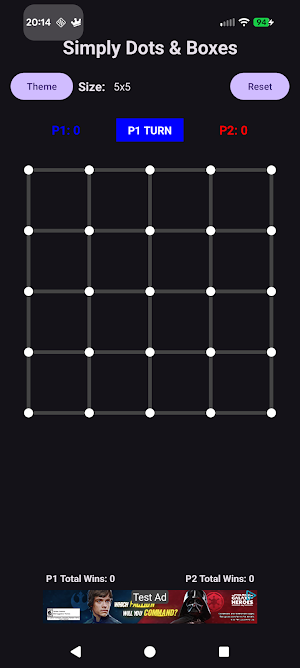 Simply Dots & Boxes Screenshot 1