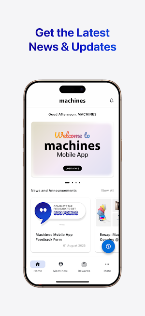 Machines Mobile App Screenshot 0