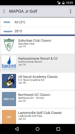 Middle Atlantic PGA Jr. Tour Screenshot 3