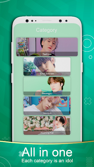 Material Kpop TXT Wallpaper Screenshot 0