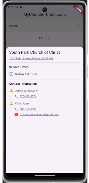 My Church of Christ Screenshot 1