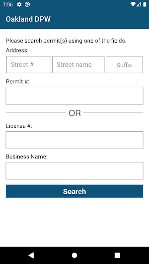 OPW Inspection Request Screenshot 1