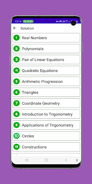 Class 10 Maths NCERT solution Screenshot 0