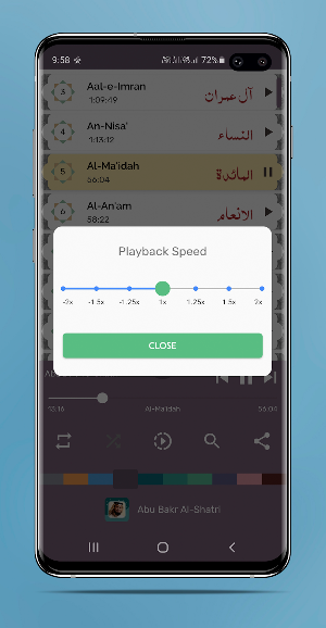 Abu Bakr Al-Shatri - Full Offline Quran MP3 Screenshot 3