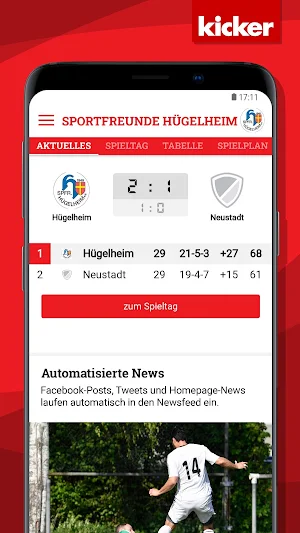 Sportfreunde Hügelheim Screenshot 2