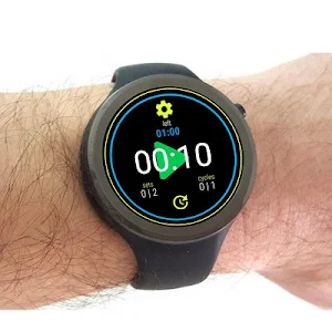 Tabata timer for smart watches android wear 2.0 Screenshot 1