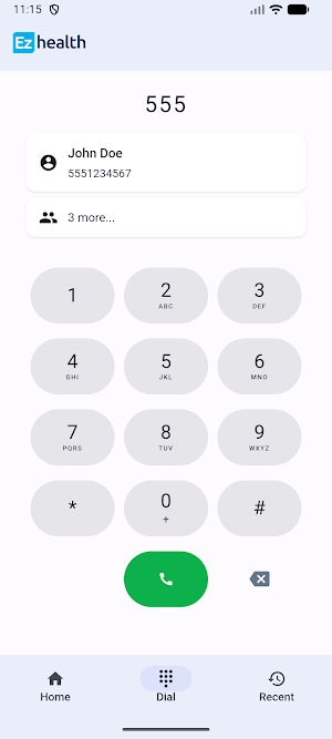 Ez Health Staff Call Center Screenshot 0