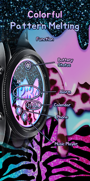 Colorful Pattern_Watchface Screenshot 1