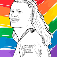 Football Players Coloring Book