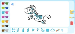 DrawColor Canvas: Paint Animal Screenshot 2