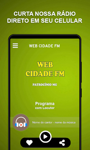 Web Cidade FM Screenshot 1