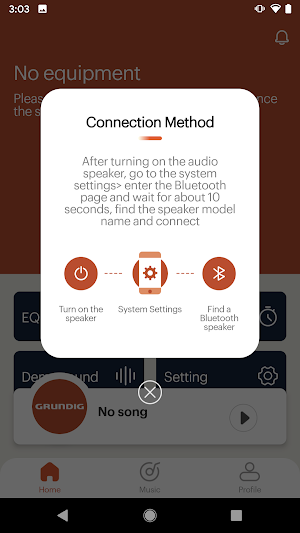 Grundig AudioHub Screenshot 1