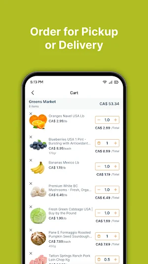 Greens Market Screenshot 2