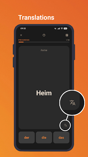 Auswendig Screenshot 1
