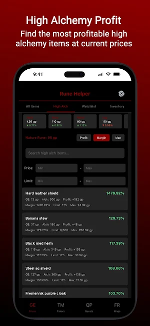 Rune Helper: OSRS Toolkit Screenshot 2