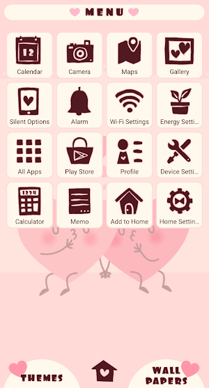 Love Is in the Air Theme +HOME Screenshot 1