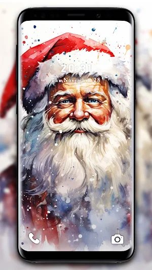 santa claus wallpaper Screenshot 0
