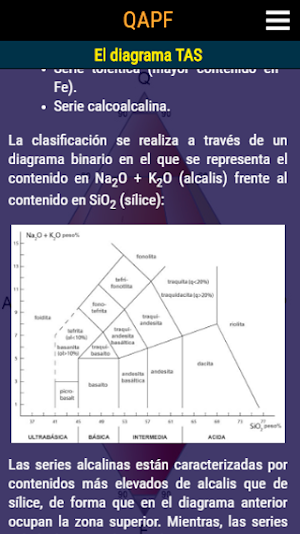 Diagram QAPF / Streckeisen Screenshot 2