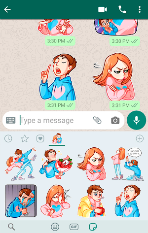 Love Story Stickers WASticker Screenshot 1