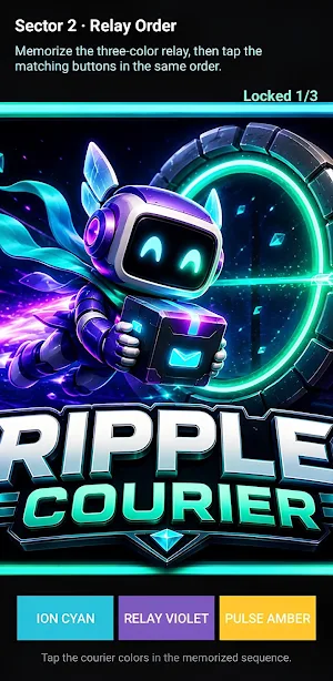 Ripple Courier: Phase Sync Screenshot 0