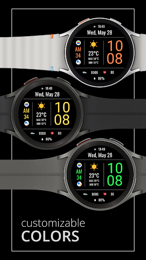 DADAM105 Weather Digital Watch Screenshot 1