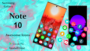 Themes for Samsung Galaxy Note 10: Note10 launcher Screenshot 2