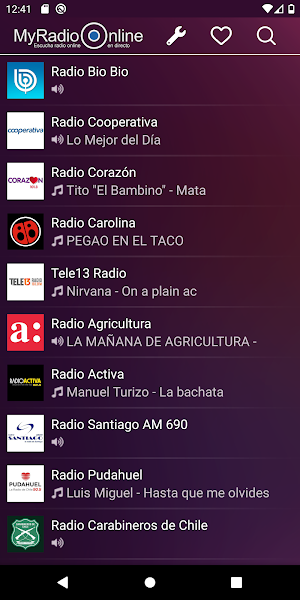 My Radio Online - Chile Screenshot 0