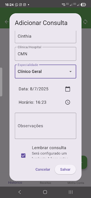 Diario Clinico Screenshot 2