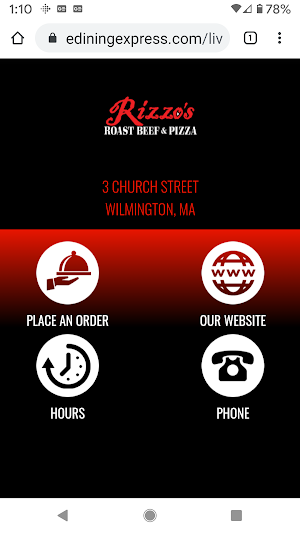 Rizzo's Roast Beef & Pizza Wilmington Screenshot 0