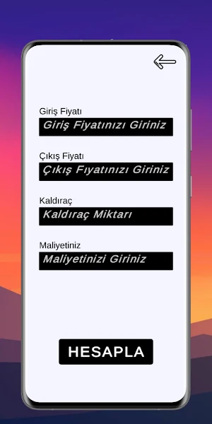 Kripto Kâr Zarar Liq Hesaplama Screenshot 3