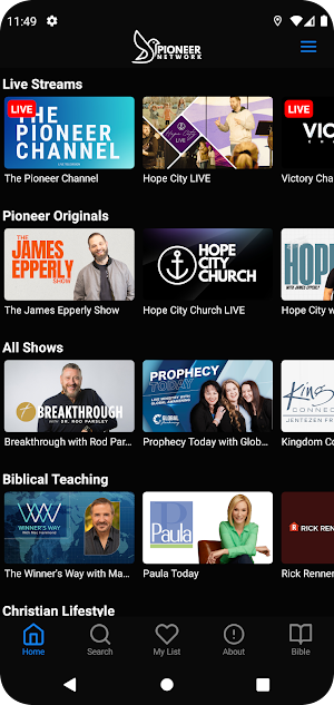 Pioneer Network Now Screenshot 1