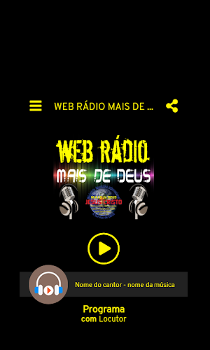 Web Rádio MAIS de DEUS Screenshot 0