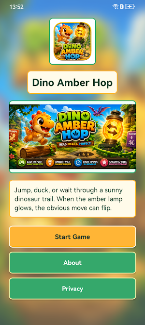 Dino Amber Hop Screenshot 1