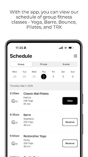 The 229 Yoga App Screenshot 3