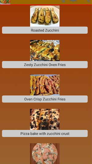 zucchini recipes Screenshot 2